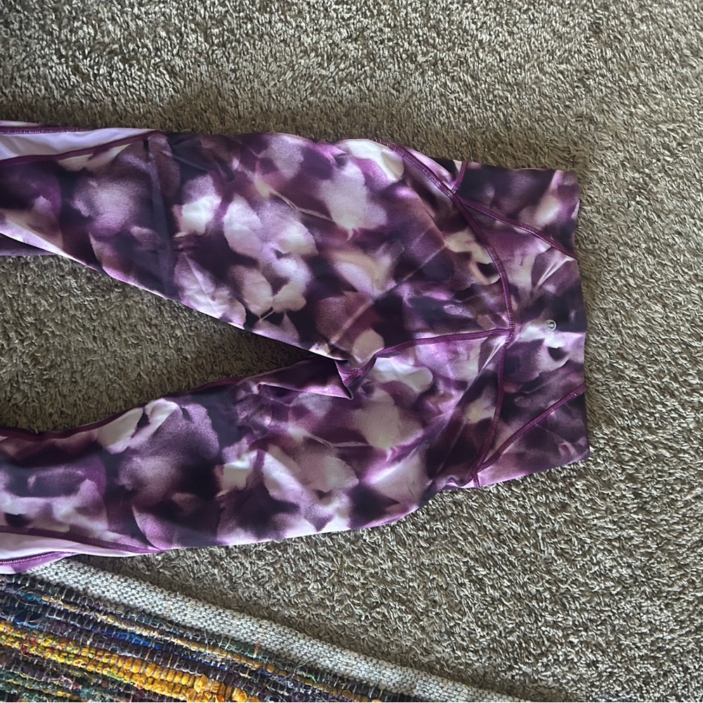 lululemon athletica Purple Patterned Leggings